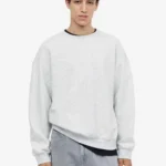 Loose Fit Sweatshirt - white